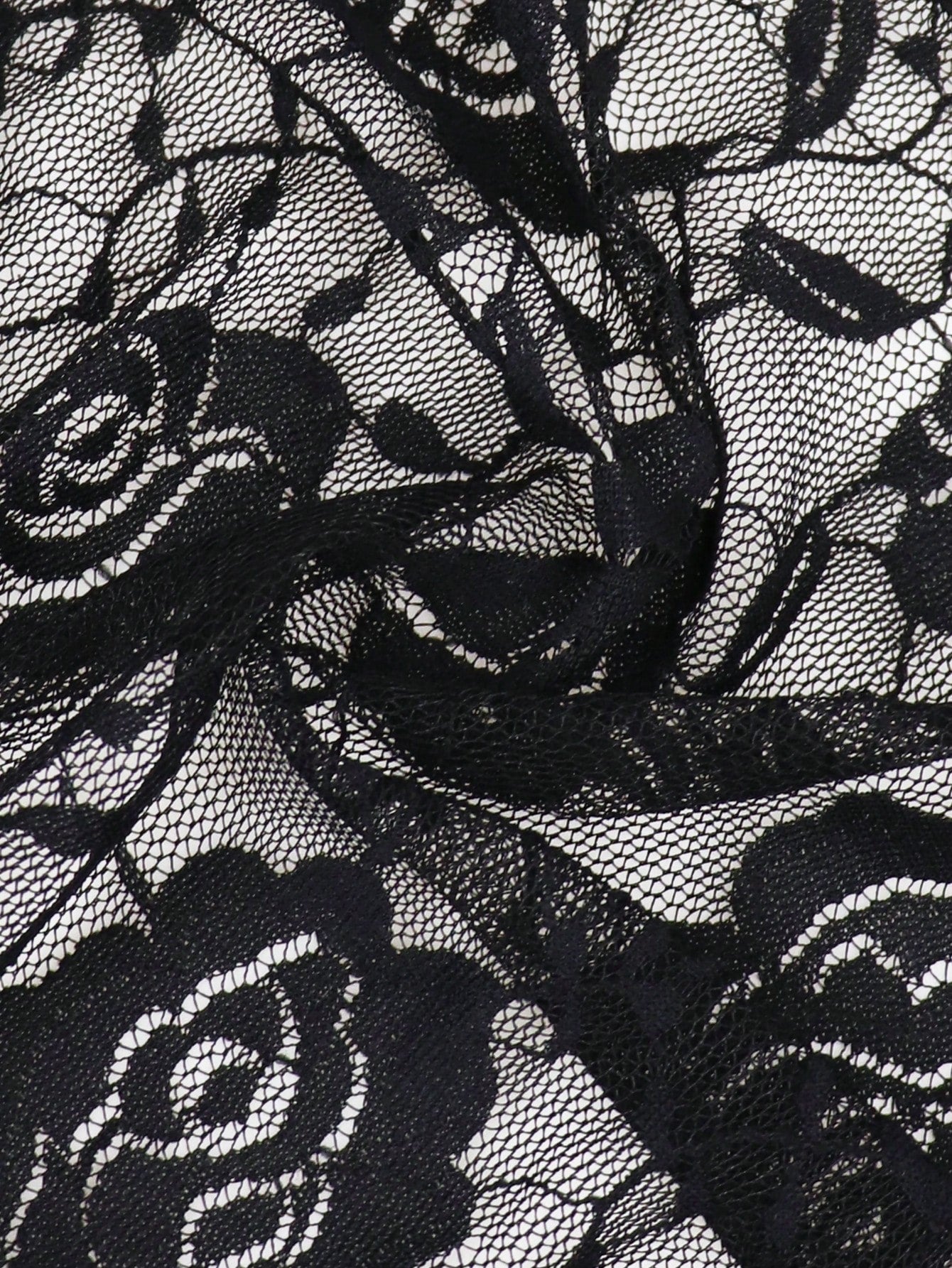 Men’s Black Mesh Fabric Short With Pattern Detail, Lightweight Structure, For General Wear