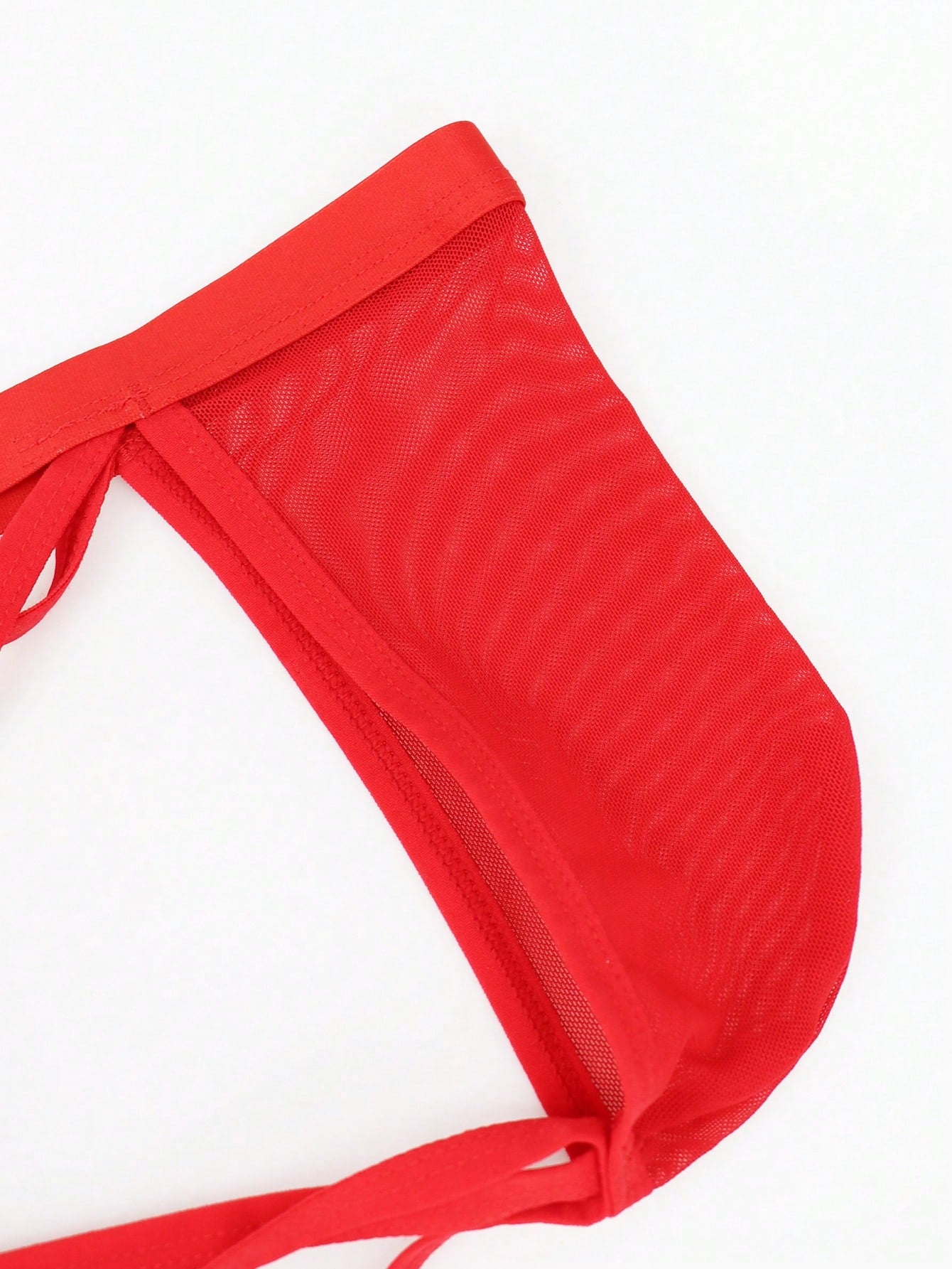 1pc Men’s Mesh Short, Mid-Waist Design, Lightweight Fabric, Simple Structure