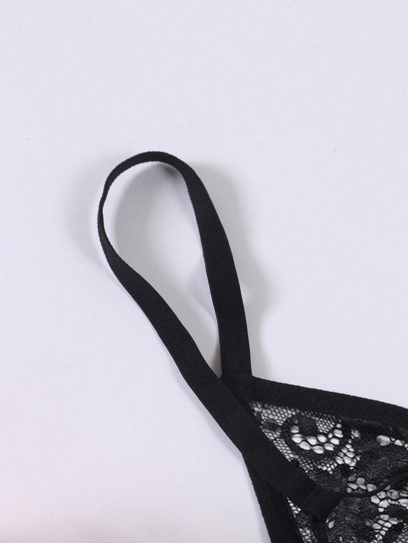 Pearl Decor Sheer Mesh G String Briefs For Men
