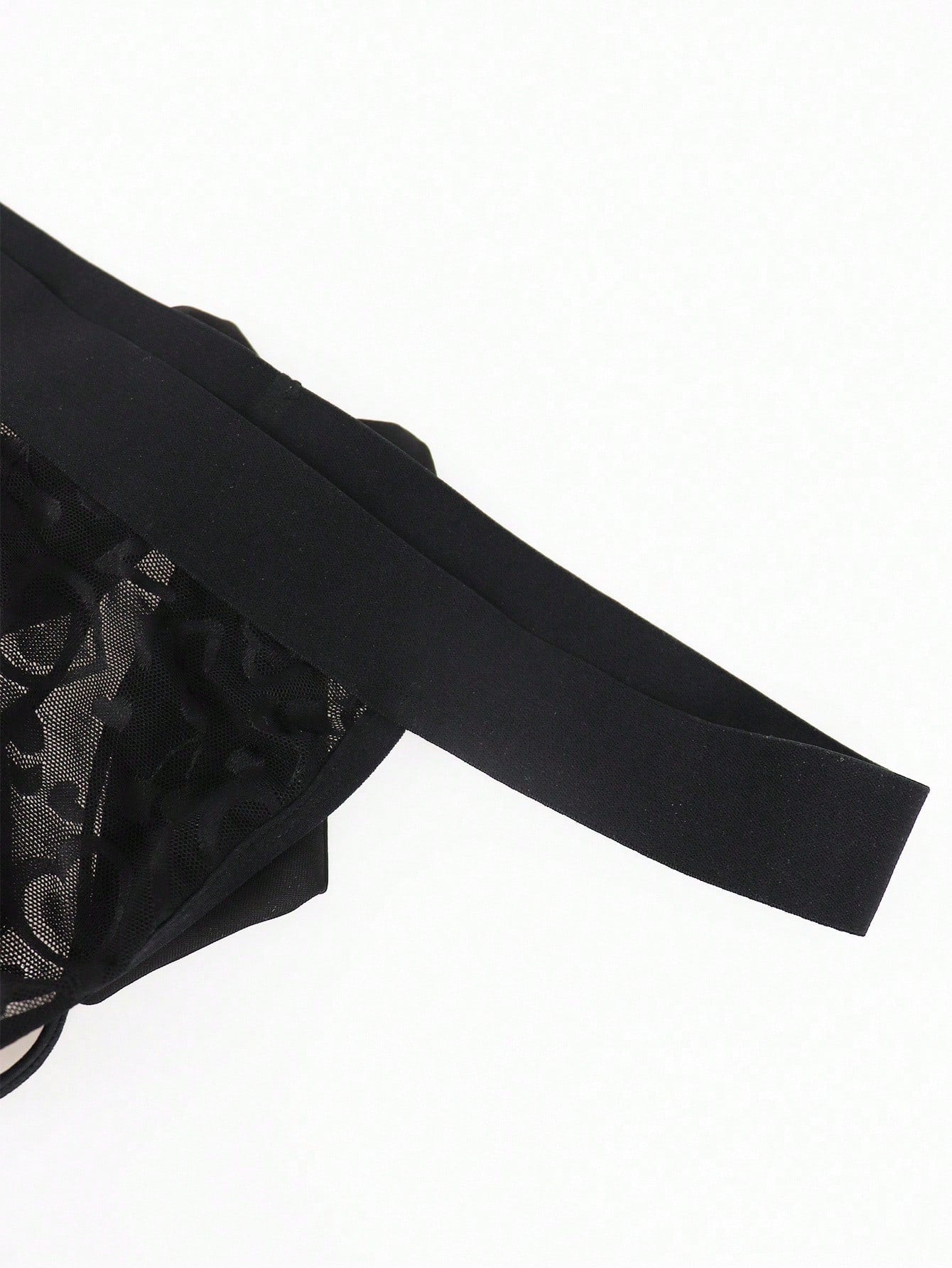 Men’s Solid Color Short with Bow Detail, Lightweight Material, Minimal Design