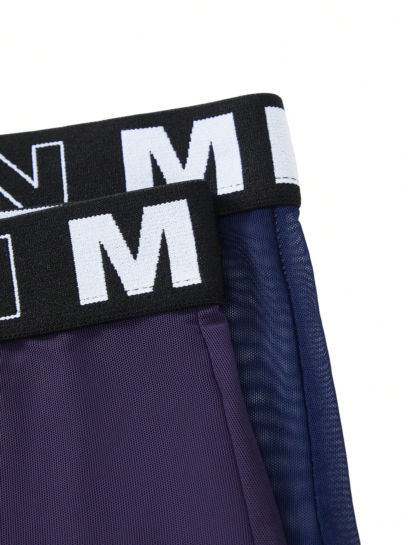 2pcs Mesh Short Set, Lightweight Fabric, Simple Style for Daily Rotation