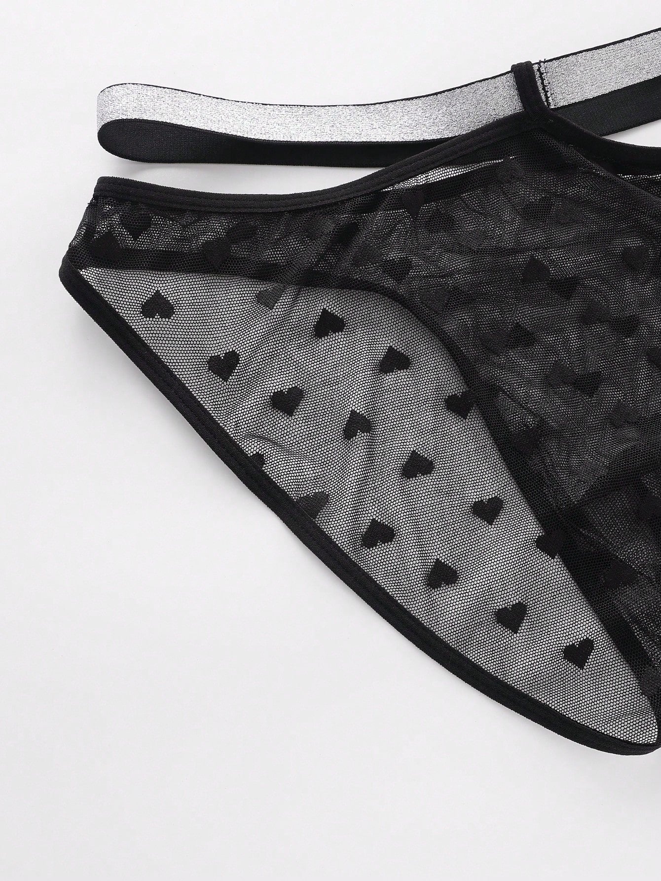 Men’s Textured Knit Short Neutral Color Heart Print Design For Daily Wear