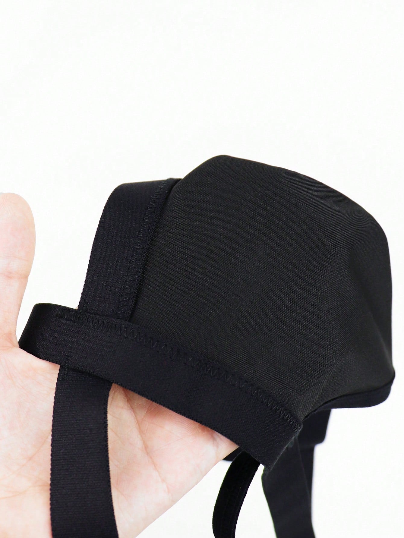 Men’s Solid Black Short with Contrast Trim Detail, Lightweight Fabric, Clean Design