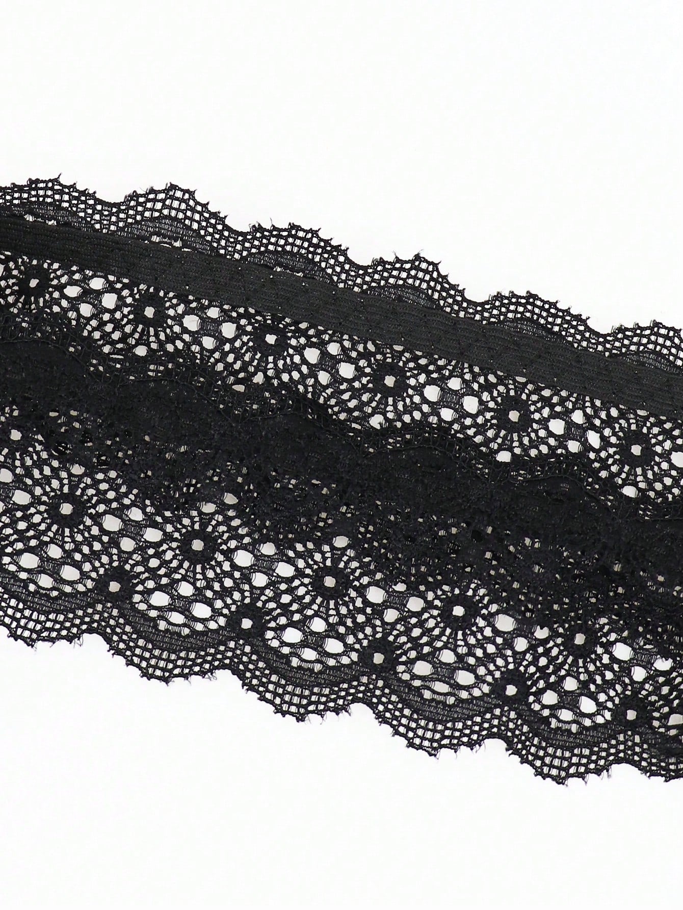 Men's Fabric U-Pouch Lace Trim Briefs