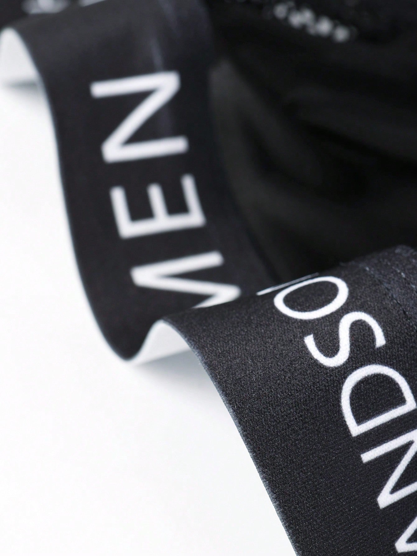 Men's Mesh Contrast Letter Elastic Band Underwear