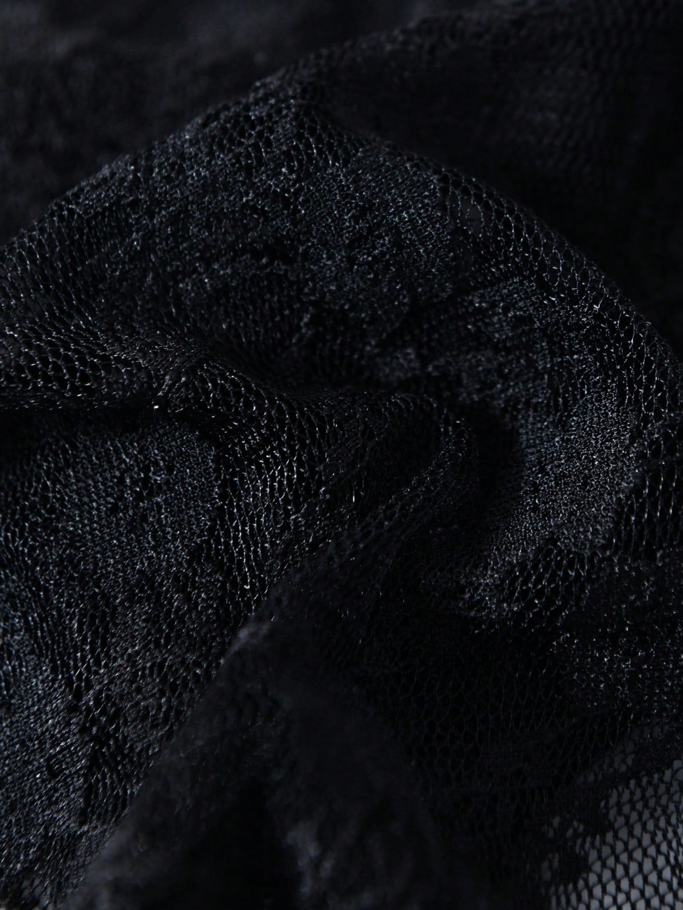 Men's Black Lace Mesh T Back Thong Underwear