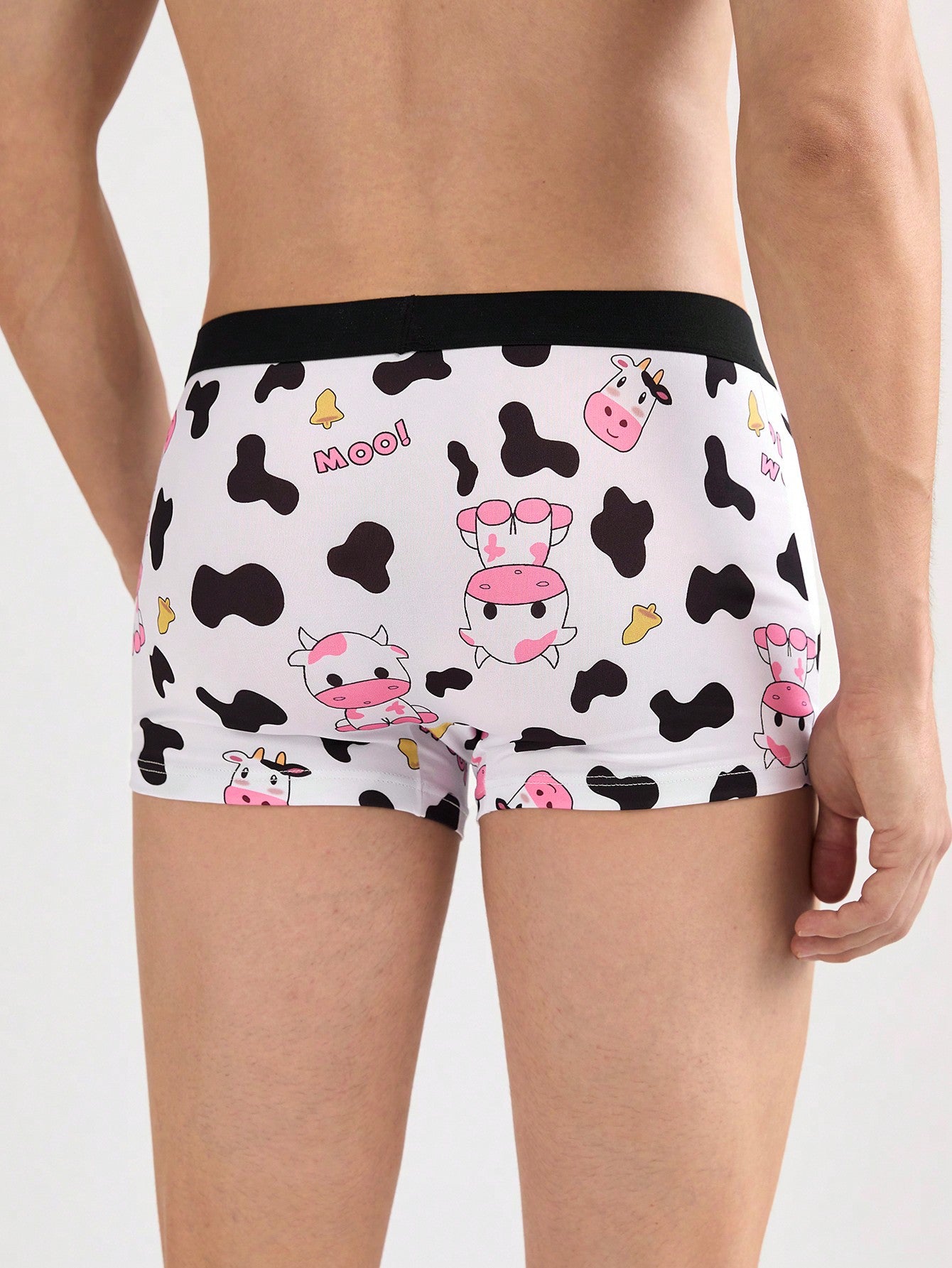 Men's Cartoon Print Boxer Briefs