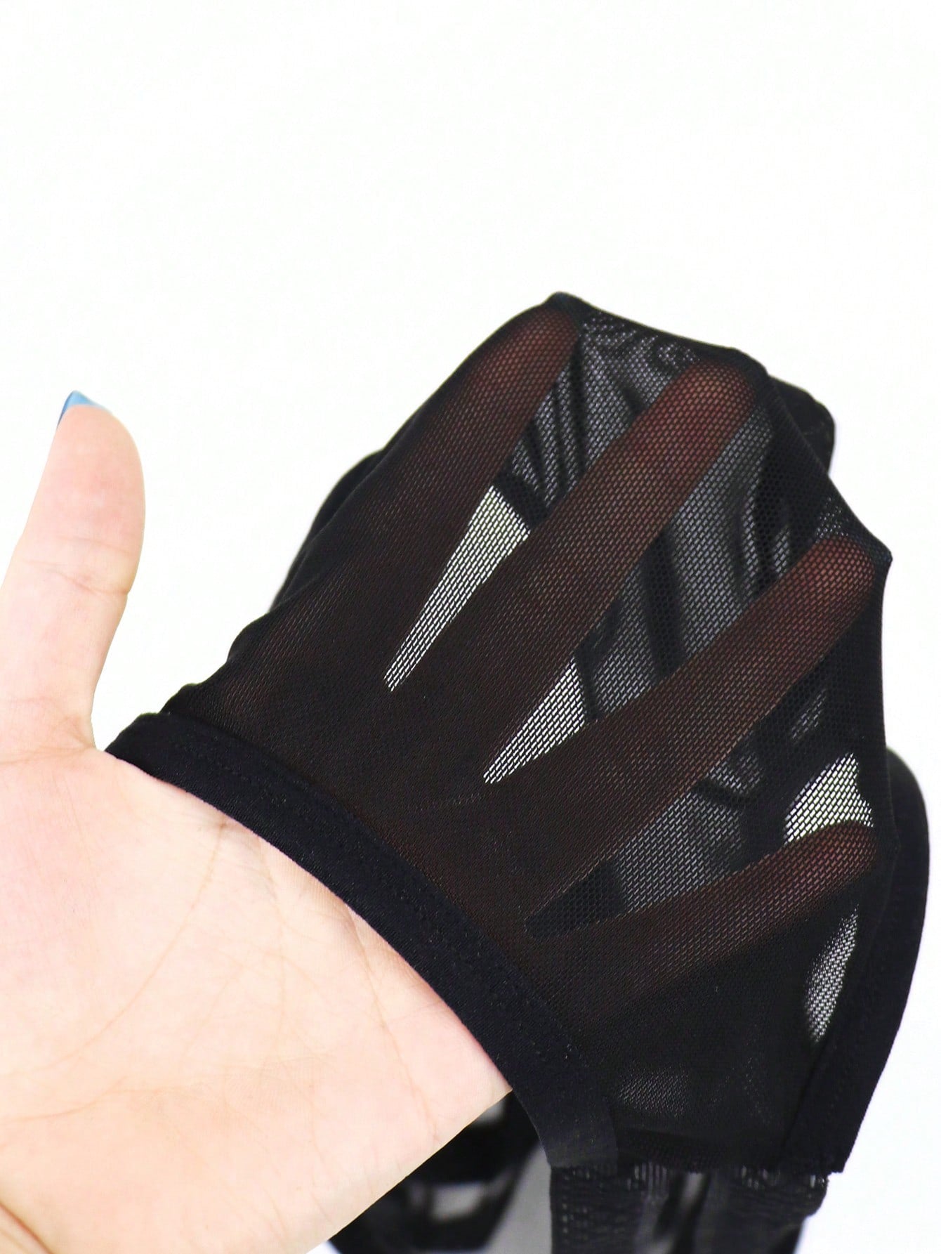 Men’s Mesh Short with Lace Trim, Mid-Rise Style, Soft Fabric, Easy to Wear