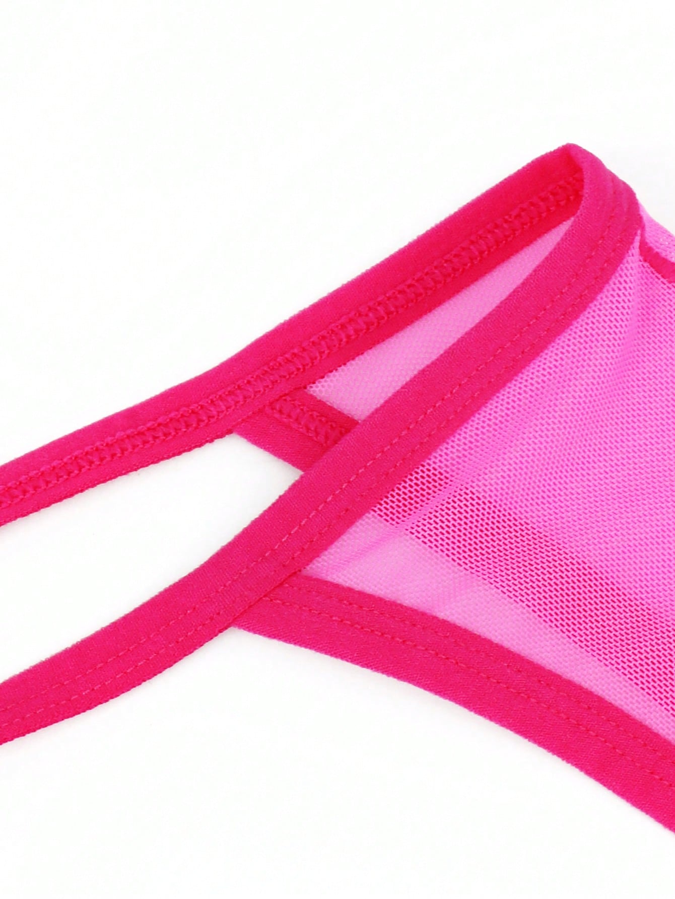 1pc Men’s Red Mesh Short, Breathable Fabric, Basic Structure, Everyday Style