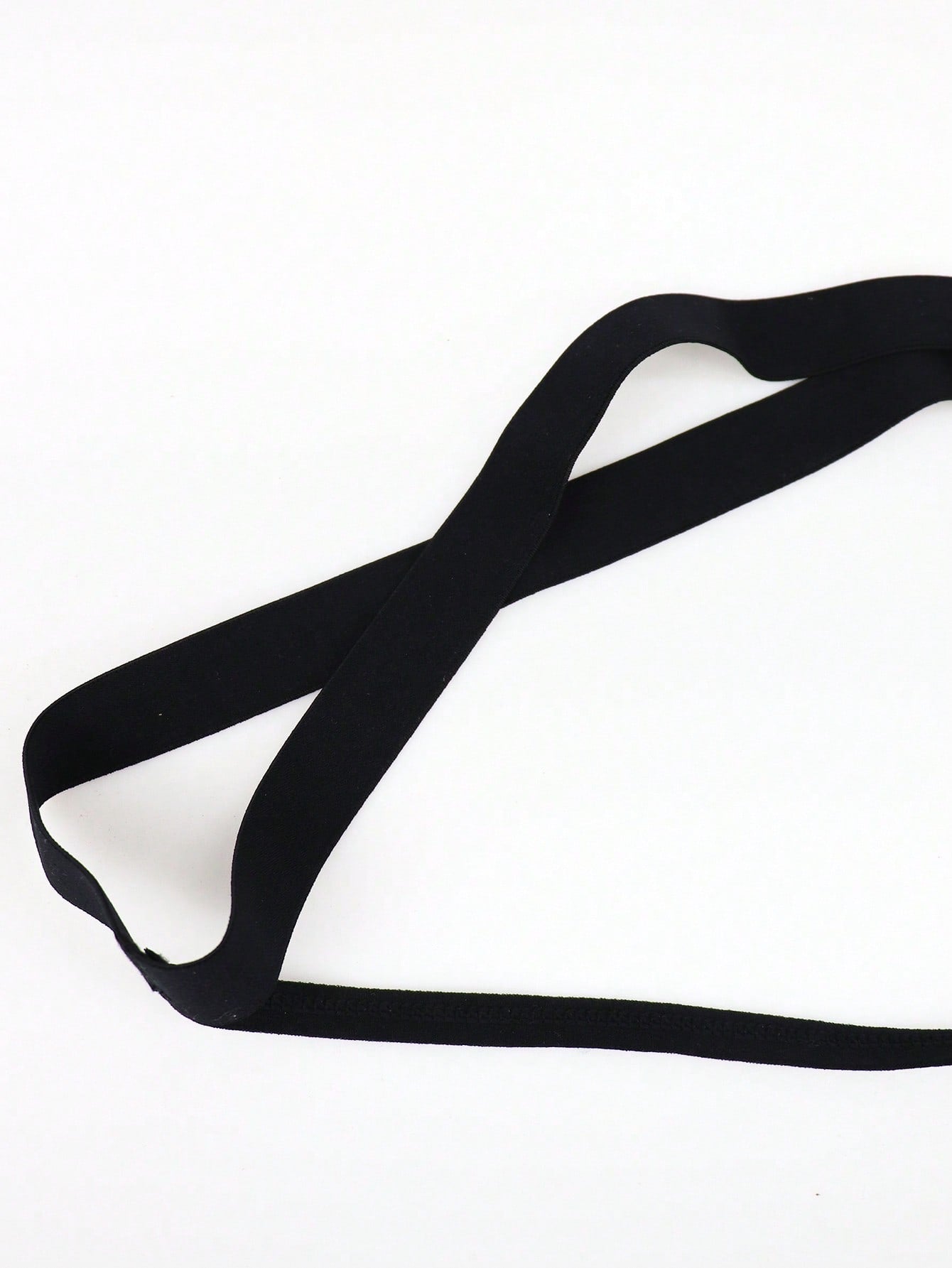 1pc Men’s Black Lace Short, Breathable Lightweight Material, Simple Structure, Easy to Wear