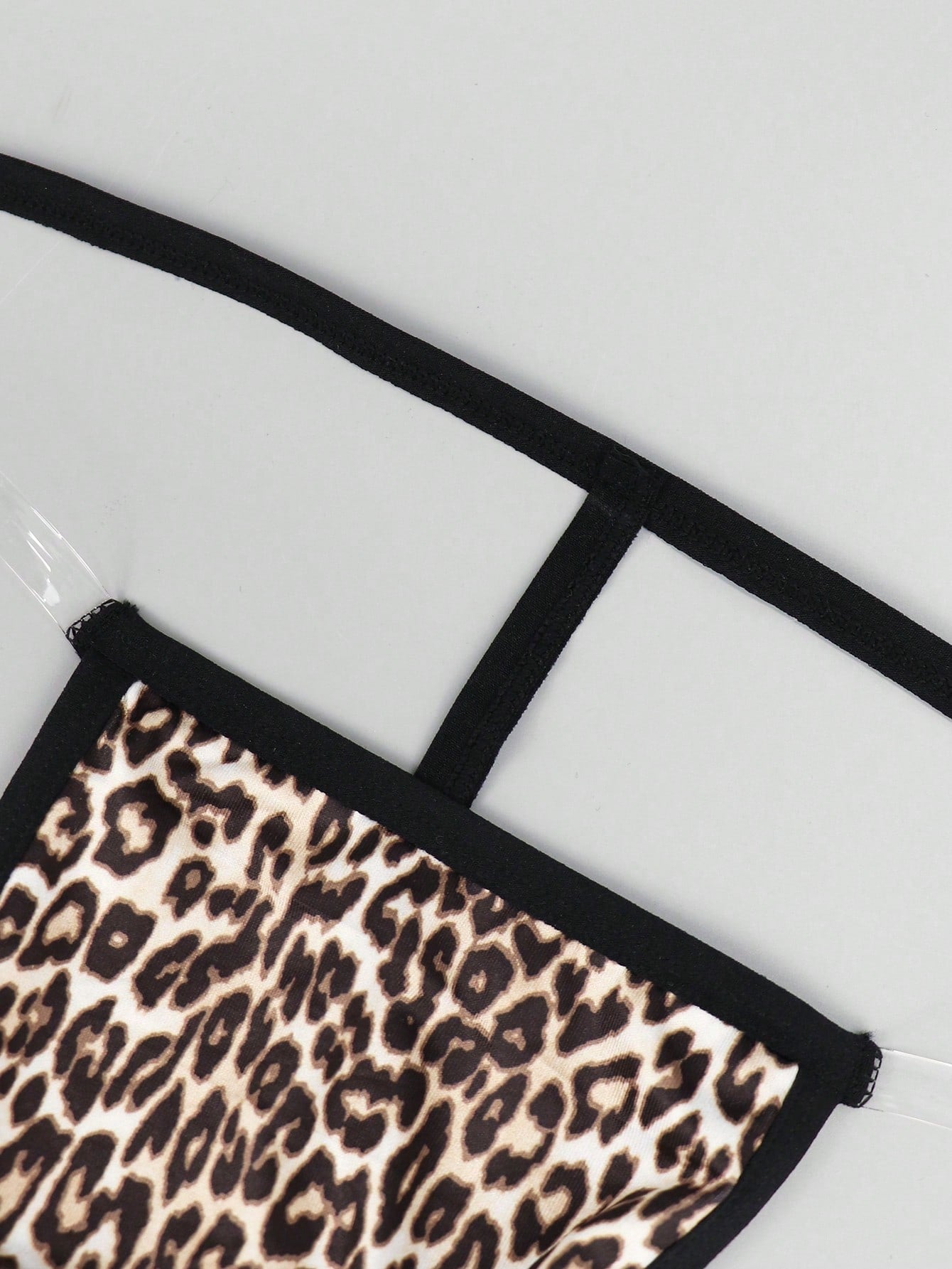 Men's Leopard Print Thong Underwear