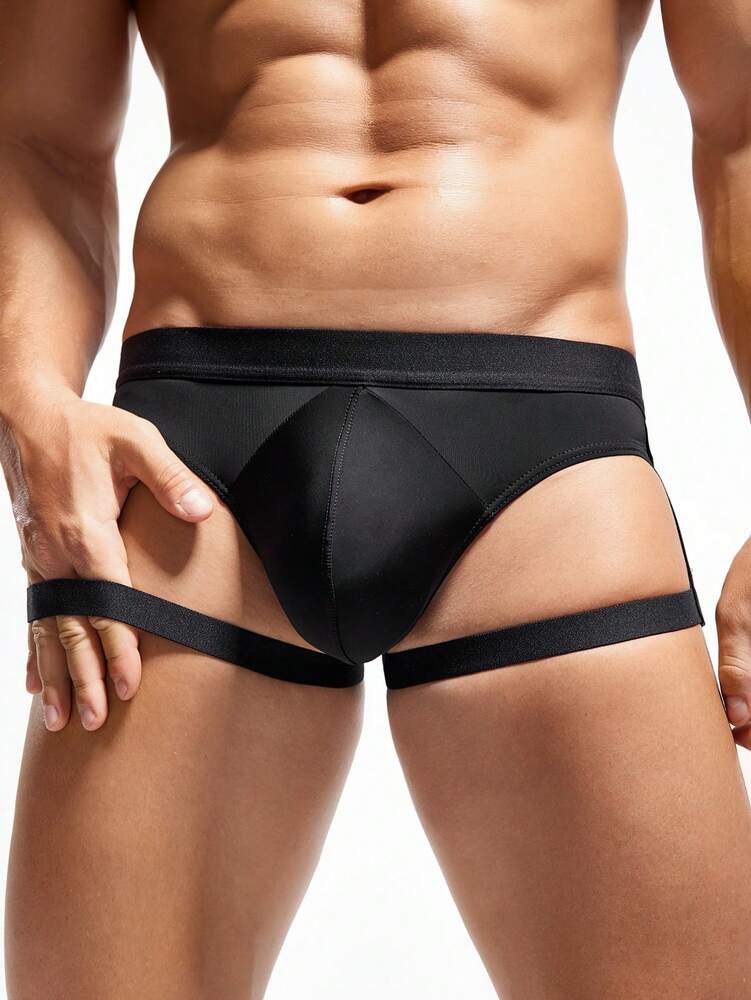 Men’s shorts Solid Color, Stretch Fabric, Minimal Design, For Daily Wear