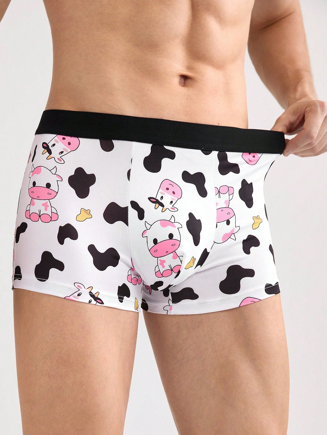 Men's Cartoon Print Boxer Briefs
