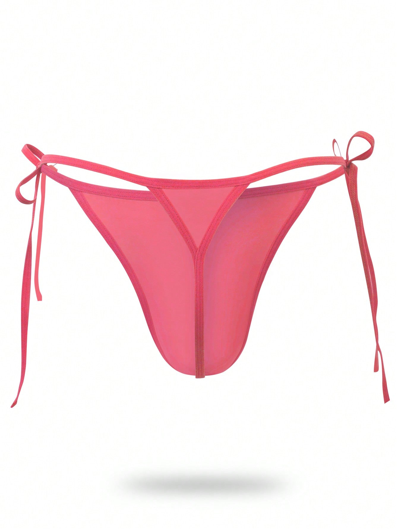 Men’s Plain Black Knitted Fabric Short With Knot Detail And Medium Stretch For Daily Use